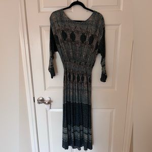 Free People Open Back, sinched waist dress xs